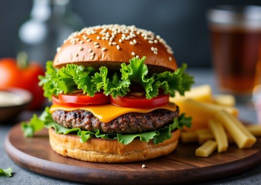 Délicieux burger maison au reblochon : la recette gourmande à ne pas manquer