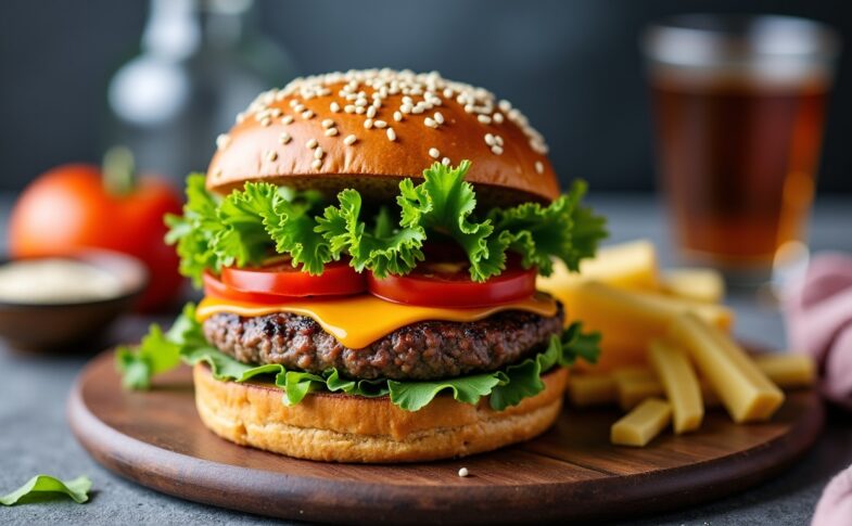 Délicieux burger maison au reblochon : la recette gourmande à ne pas manquer