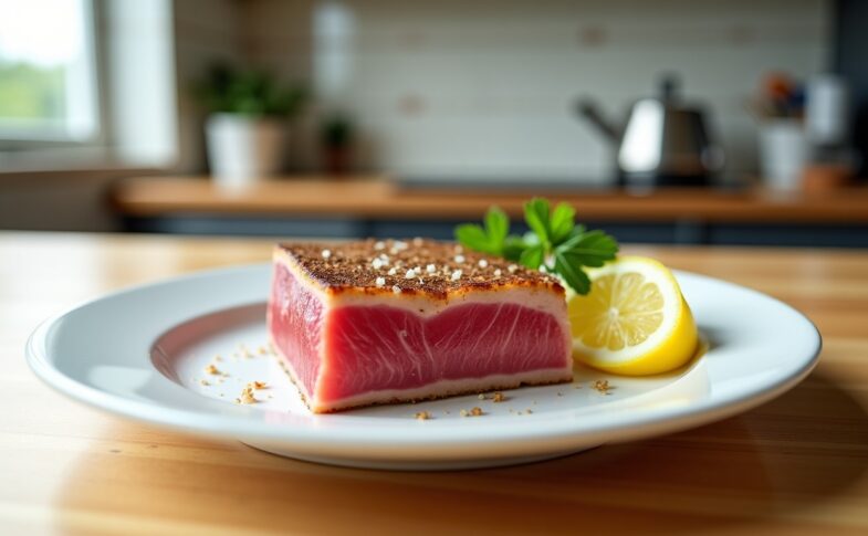 Thon poêlé : savoureuse recette express prête en seulement 17 minutes