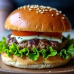 Burger au fromage bleu : une recette gourmande et pleine de caractère