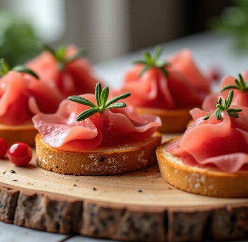 Toast au magret de canard séché : l’apéritif gourmand prêt en un quart d’heure