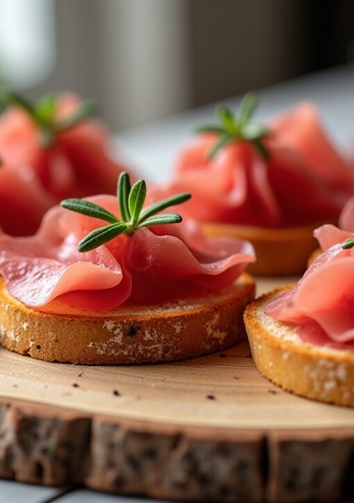 Toast au magret de canard séché : l’apéritif gourmand prêt en un quart d’heure