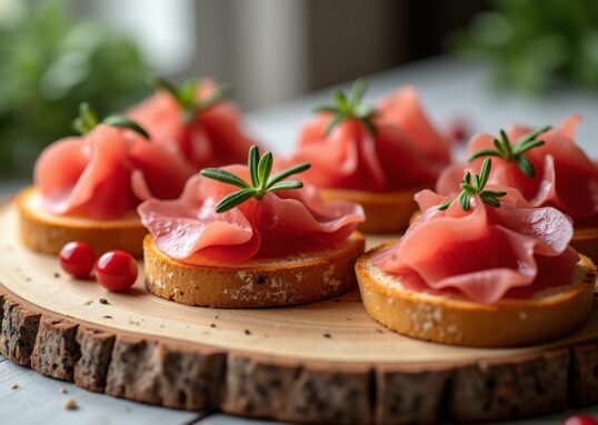 Toast au magret de canard séché : l’apéritif gourmand prêt en un quart d’heure