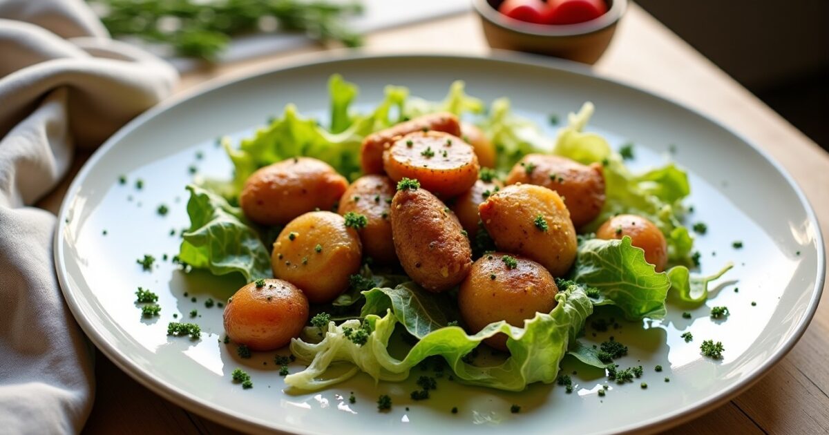 Salade tiède gourmande aux gésiers et pommes de terre : la recette complète pour régaler vos papilles