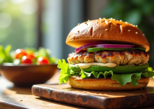 Burger poulet avocat : l'alliance gourmande et saine pour un repas équilibré