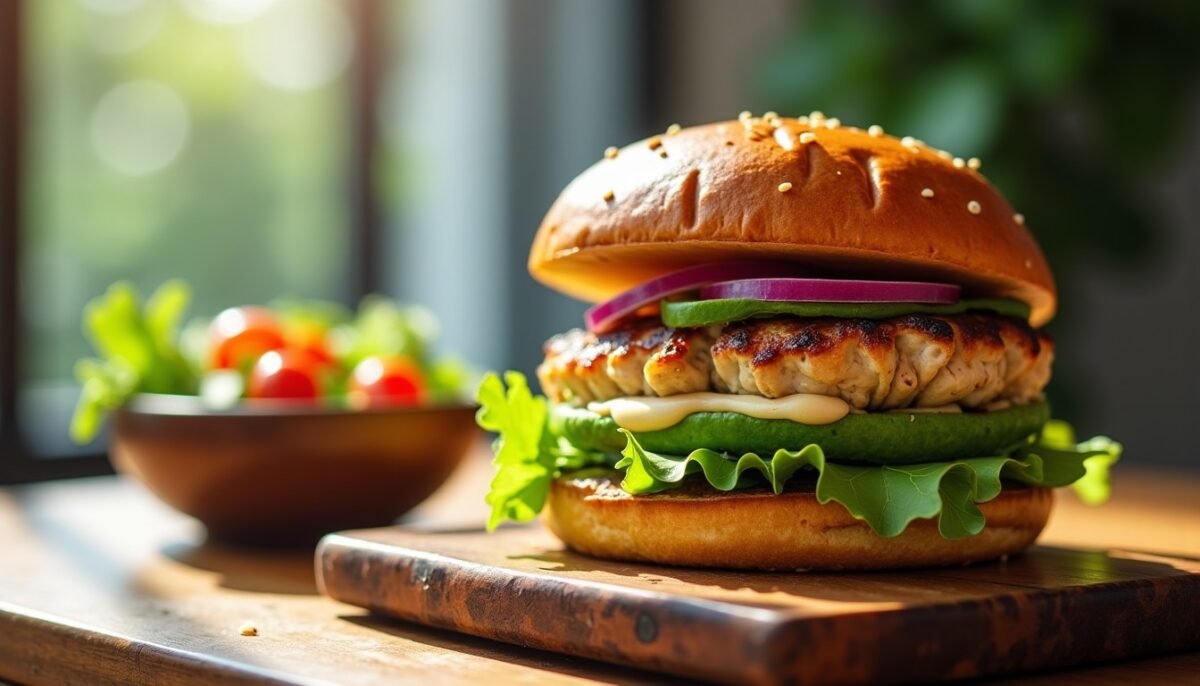 Burger poulet avocat : l'alliance gourmande et saine pour un repas équilibré