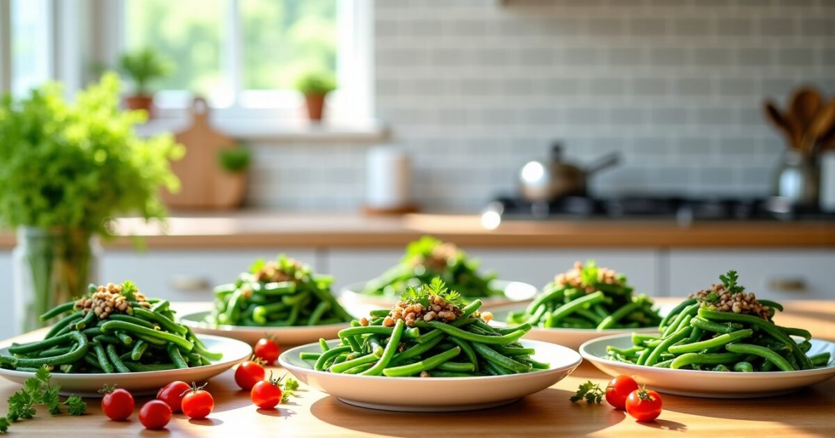 Haricots verts revisités : 5 recettes rapides et savoureuses pour casser la routine