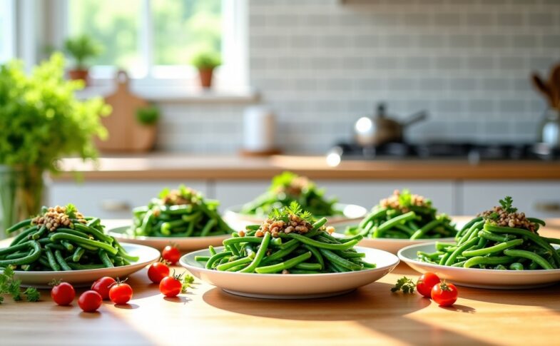 Haricots verts revisités : 5 recettes rapides et savoureuses pour casser la routine