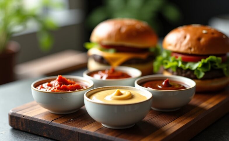 Sauces burger gourmandes : recettes délicieuses pour rehausser vos créations maison