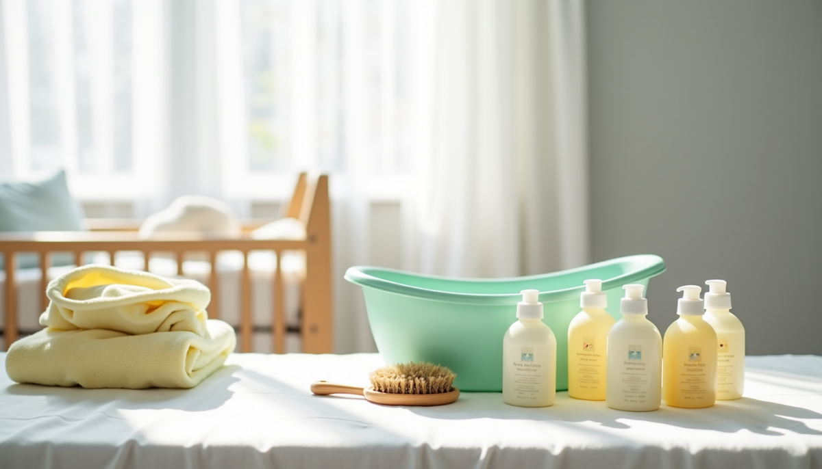 Avant le premier bain : checklist complète du matériel