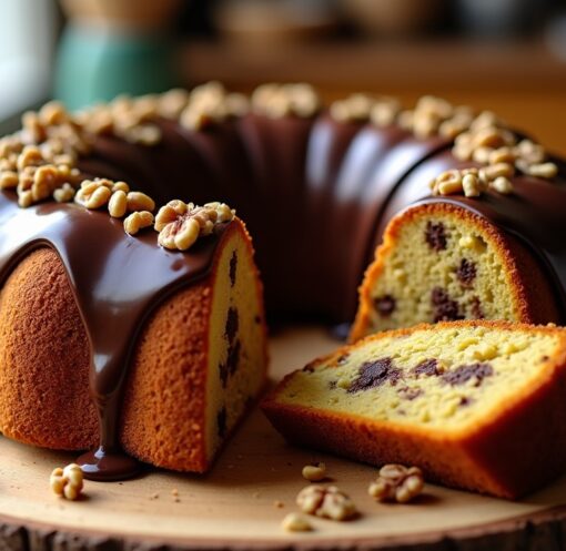 Recette express : Cake moelleux aux noix et chocolat fondant prêt en 15 minutes