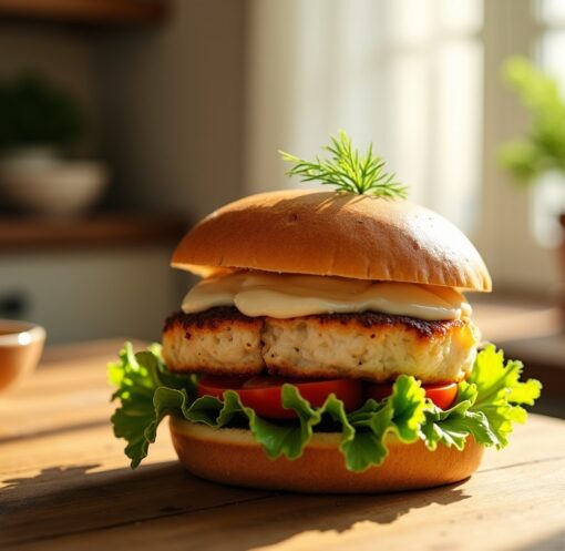 Délice marin : la sauce gourmande et simple à préparer pour sublimer votre burger de poisson