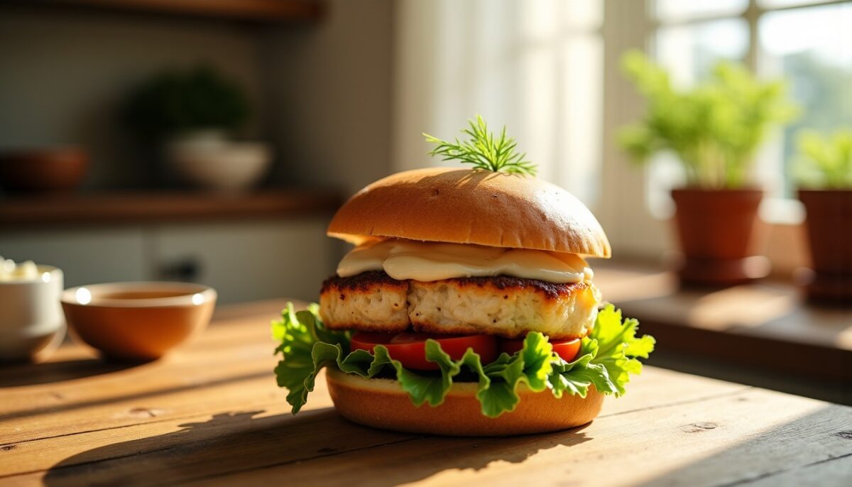 Délice marin : la sauce gourmande et simple à préparer pour sublimer votre burger de poisson