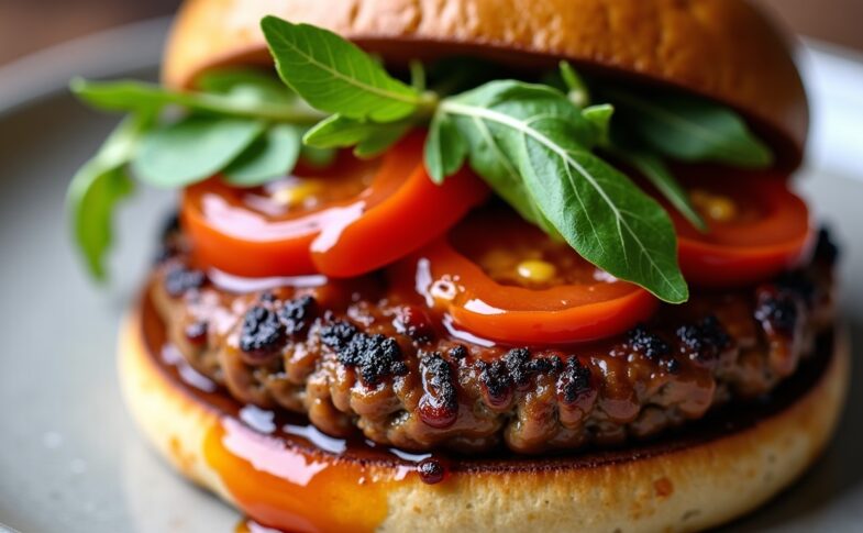 Découvrez une sauce au poivre irrésistible pour sublimer vos burgers avec une touche épicée et gourmande