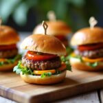 Mini burgers apéritifs au chèvre et miel : une alliance gourmande et raffinée pour vos soirées