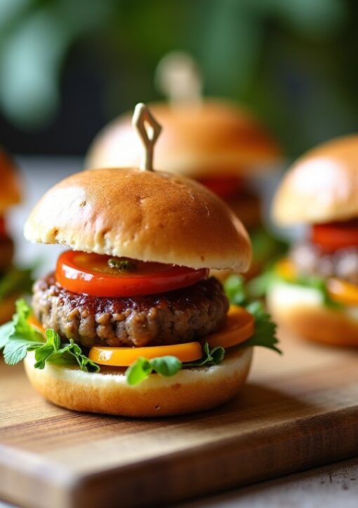 Mini burgers apéritifs au chèvre et miel : une alliance gourmande et raffinée pour vos soirées